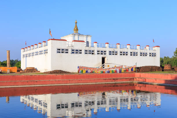 Lumbini Buddhist University campus building